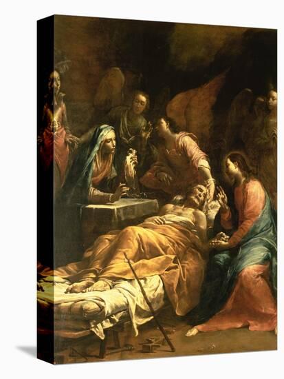 The Death of St. Joseph, C.1712-Giuseppe Maria Crespi-Stretched Canvas