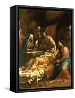 The Death of St. Joseph, C.1712-Giuseppe Maria Crespi-Framed Stretched Canvas