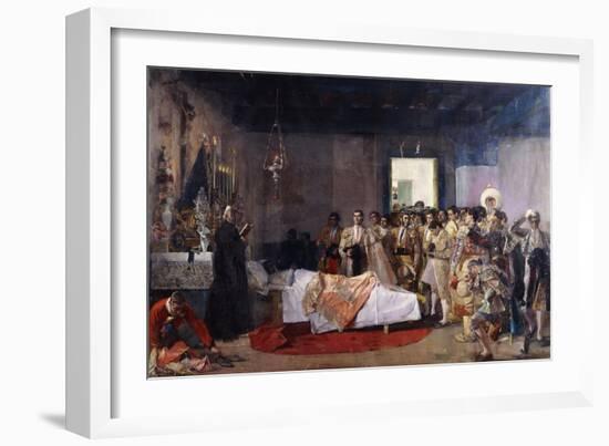 The Death of the Bullfighter; La Muerte Del Torero-Jose Villegas Cordero-Framed Giclee Print