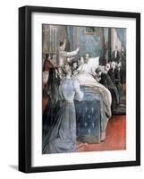 The Death of the Comte De Paris, England, 1894-Lionel Noel Royer-Framed Giclee Print