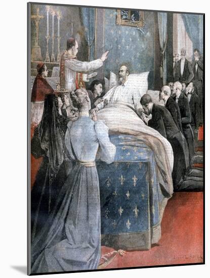 The Death of the Comte De Paris, England, 1894-Lionel Noel Royer-Mounted Giclee Print