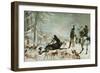 The Death of the Deer, 1867-Gustave Courbet-Framed Giclee Print