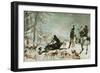 The Death of the Deer, 1867-Gustave Courbet-Framed Giclee Print