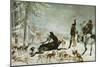 The Death of the Deer, 1867-Gustave Courbet-Mounted Giclee Print