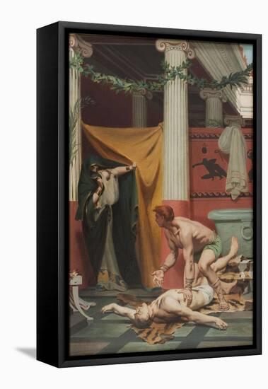 The Death of the Emperor Commodus-Fernand Pelez-Framed Stretched Canvas