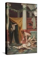 The Death of the Emperor Commodus-Fernand Pelez-Stretched Canvas