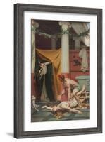 The Death of the Emperor Commodus-Fernand Pelez-Framed Giclee Print