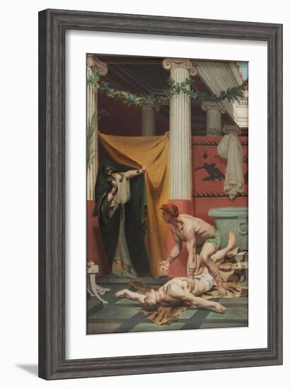 The Death of the Emperor Commodus-Fernand Pelez-Framed Giclee Print