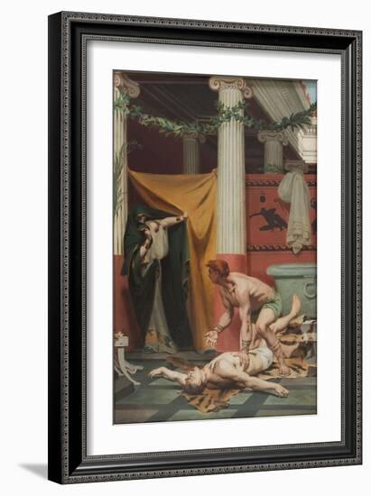 The Death of the Emperor Commodus-Fernand Pelez-Framed Giclee Print