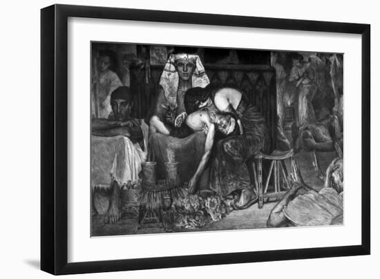 The Death of the First Born, 1872 (C1880-188)-A Mongin-Framed Giclee Print
