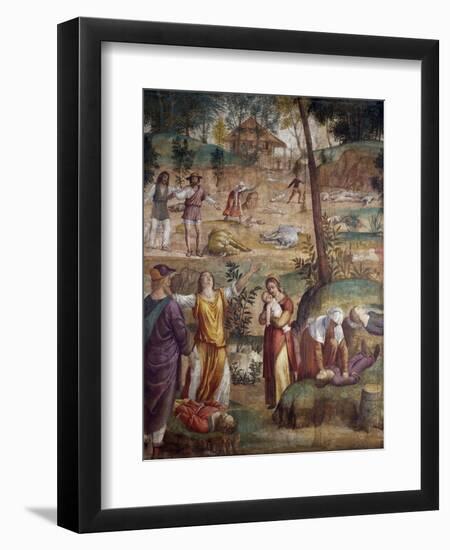 The Death of the Firstborn-Bernardino Luini-Framed Giclee Print