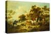 The Death of the Fox-George Morland-Stretched Canvas