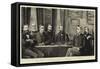 The Death of the German Emperor, a Consultation of the Doctors-null-Framed Stretched Canvas