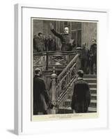 The Death of the German Emperor-null-Framed Giclee Print