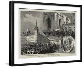 The Death of the King of Spain-null-Framed Giclee Print