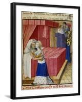 The Death of the Lovers. Queen Iseult Kissing Her Lover-null-Framed Giclee Print