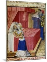 The Death of the Lovers. Queen Iseult Kissing Her Lover-null-Mounted Giclee Print