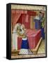 The Death of the Lovers. Queen Iseult Kissing Her Lover-null-Framed Stretched Canvas