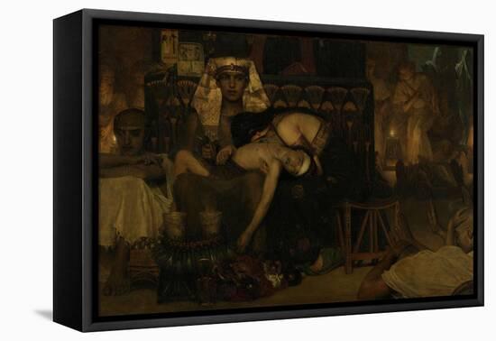 The Death of the Pharaohs Firstborn Son, 1872-Sir Lawrence Alma-Tadema-Framed Stretched Canvas