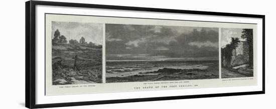 The Death of the Poet Shelley, 1822-null-Framed Premium Giclee Print