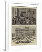 The Death of the Queen of Spain-null-Framed Giclee Print