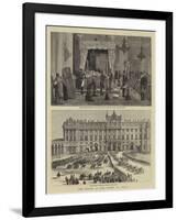 The Death of the Queen of Spain-null-Framed Giclee Print