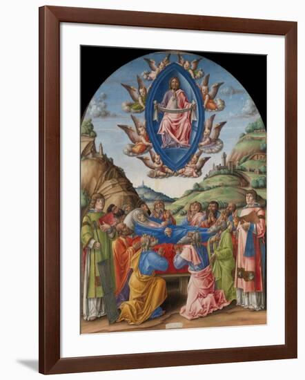 The Death of the Virgin, 1485-Bartolomeo Vivarini-Framed Giclee Print