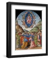 The Death of the Virgin, 1485-Bartolomeo Vivarini-Framed Giclee Print