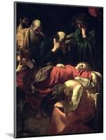 The Death of the Virgin, 1605-06-Caravaggio-Mounted Giclee Print