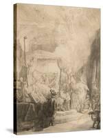 The Death of the Virgin-Rembrandt van Rijn-Stretched Canvas