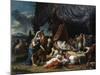 The Death of the Woman of Darius, 1785-Louis Jean Francois Lagrenee-Mounted Giclee Print