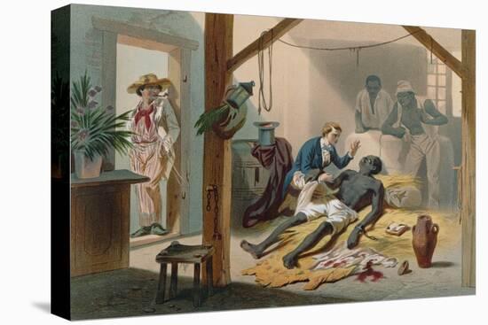 The Death of Uncle Tom-Adolphe Jean-baptiste Bayot-Stretched Canvas