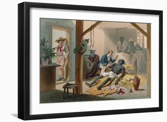 The Death of Uncle Tom-Adolphe Jean-baptiste Bayot-Framed Giclee Print