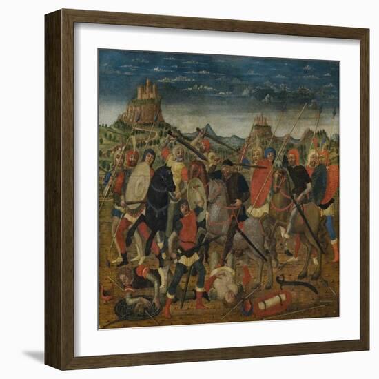 The Death of Uriah the Hittite-Bernardino Luini-Framed Giclee Print