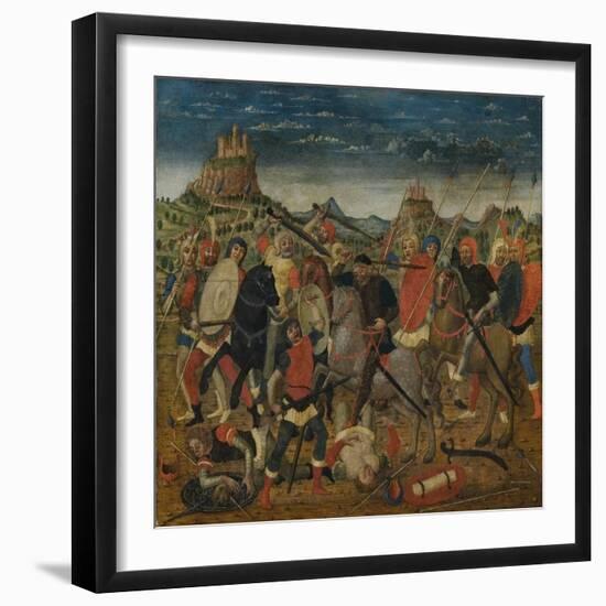 The Death of Uriah the Hittite-Bernardino Luini-Framed Giclee Print