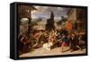 The Death of Virginia, c.1800-Guillaume Lethiere-Framed Stretched Canvas