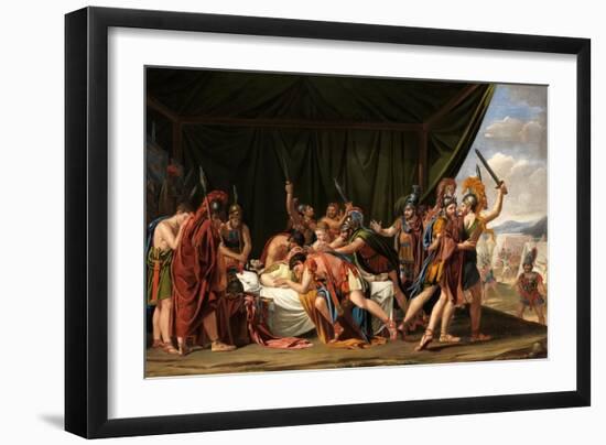 The Death of Viriatus, Ca. 1807-Jose De Madrazo Y Agudo-Framed Giclee Print