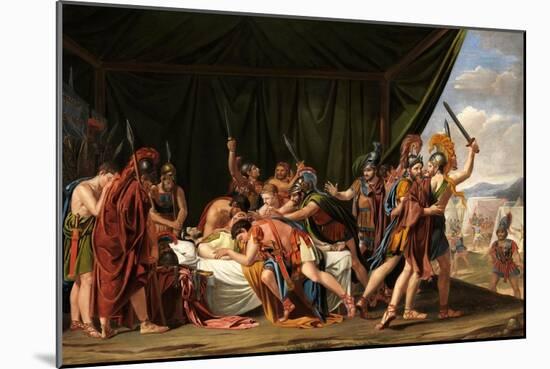 The Death of Viriatus, Ca. 1807-Jose De Madrazo Y Agudo-Mounted Giclee Print