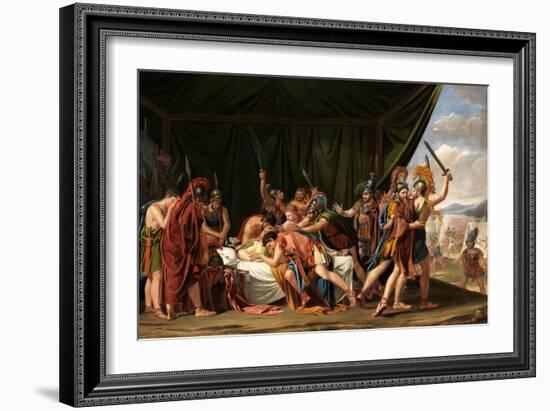 The Death of Viriatus, Ca. 1807-Jose De Madrazo Y Agudo-Framed Giclee Print