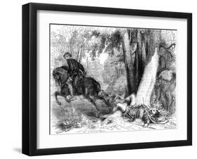 The Death of William Rufus, 1100-Dupre-Framed Giclee Print