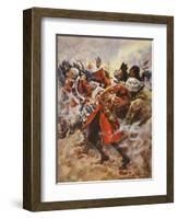 The Death of Wolfe-Arthur C. Michael-Framed Giclee Print