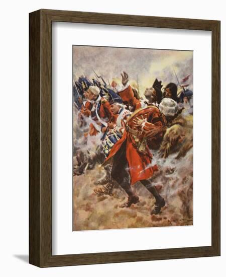 The Death of Wolfe-Arthur C. Michael-Framed Giclee Print