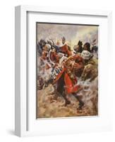 The Death of Wolfe-Arthur C. Michael-Framed Giclee Print