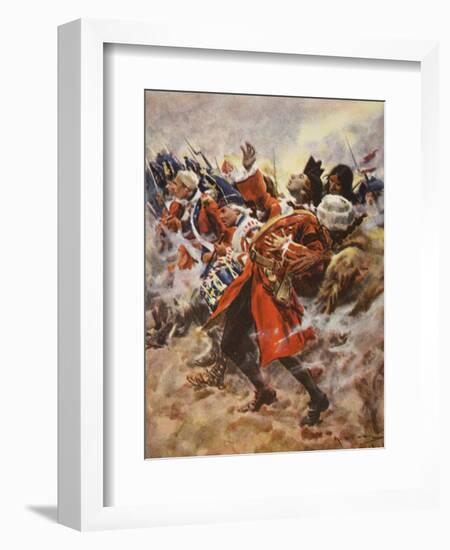 The Death of Wolfe-Arthur C. Michael-Framed Giclee Print