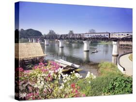 The Death Railway Bridge on the River Kwai (Saphan Mae Nam Khwae Yai), Kanchanaburi, Thailand-Gavin Hellier-Stretched Canvas