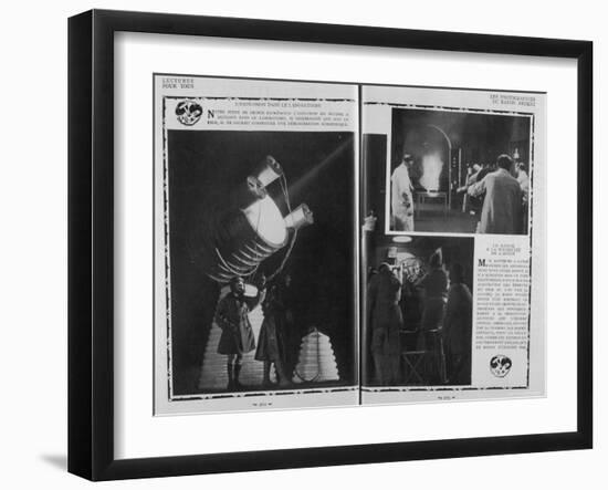 The "Death Ray" is Demonstrated by Grindell Matthews Its Inventor-null-Framed Photographic Print