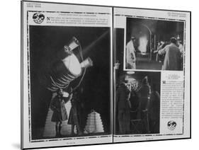 The "Death Ray" is Demonstrated by Grindell Matthews Its Inventor-null-Mounted Photographic Print