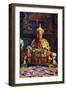 The Deb Raja, Acting Head of the Buddhist Church of Bhutan, 1922-John Claude White-Framed Giclee Print