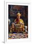 The Deb Raja, Acting Head of the Buddhist Church of Bhutan, 1922-John Claude White-Framed Giclee Print