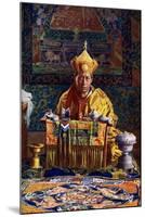 The Deb Raja, Acting Head of the Buddhist Church of Bhutan, 1922-John Claude White-Mounted Giclee Print